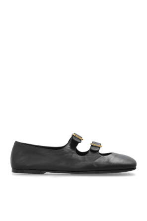 FERRAGAMO Leather ballet flats Joelle | Women's Shoes | Vitkac